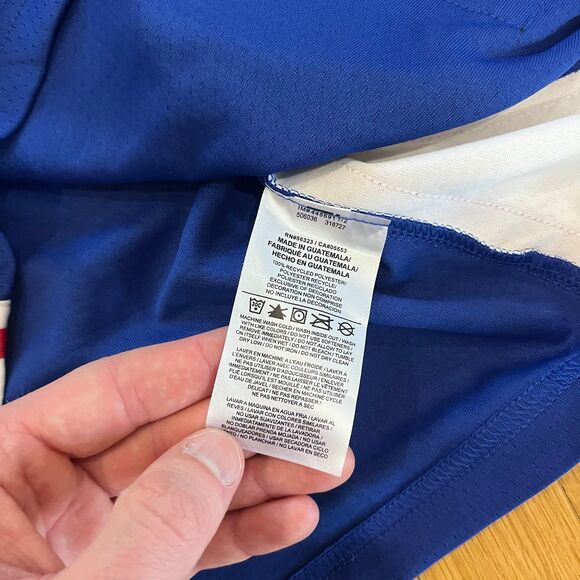 NEW Nike Philadelphia 76ers Seth Curry Swingman Jersey Blue Away Mens Size L NBA - Picture 5 of 9